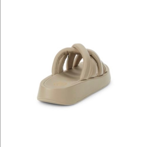 ASH crisscross leather platform slides. Worn only once. Sold out everywhere! - Picture 4 of 8